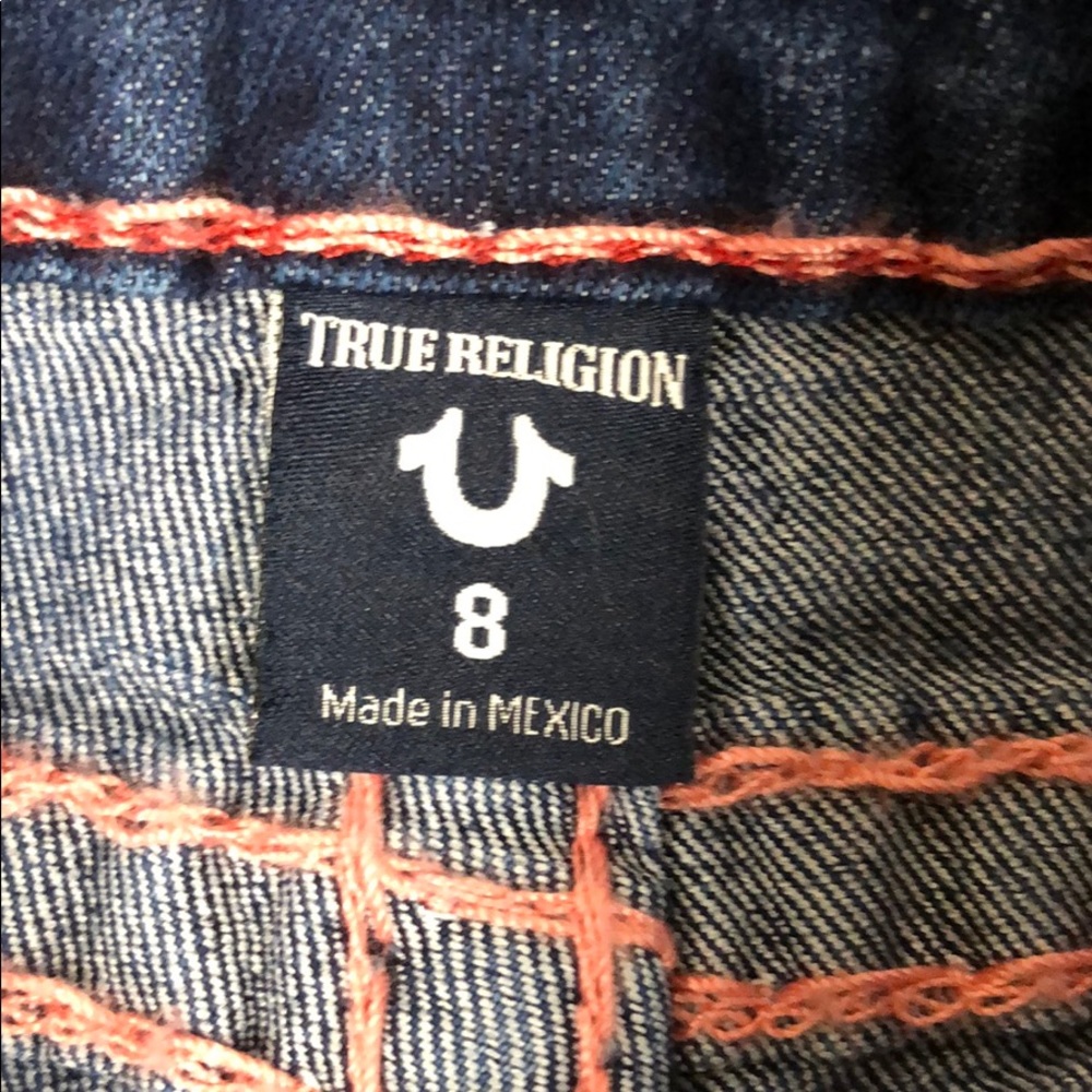NWT True Religion Jeans Sz 8 - Picture 5 of 5